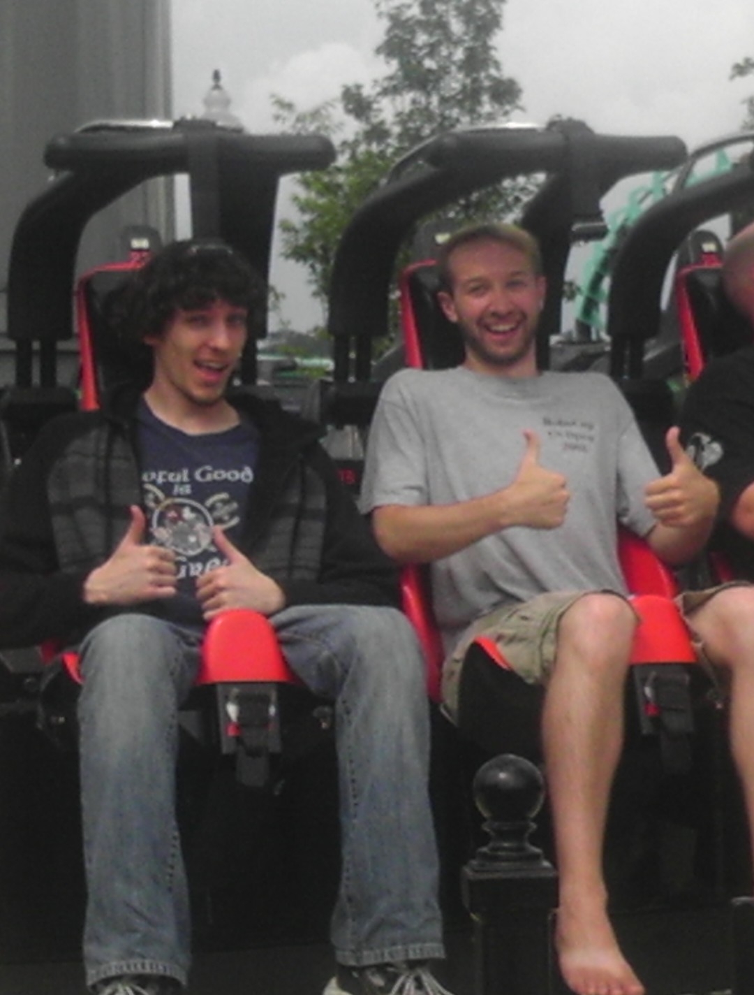 Andrew, Mike at Kennywood
