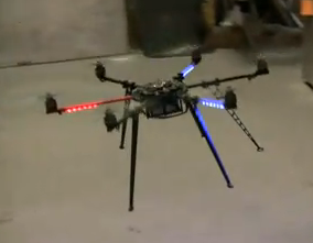 Hexacopter top view